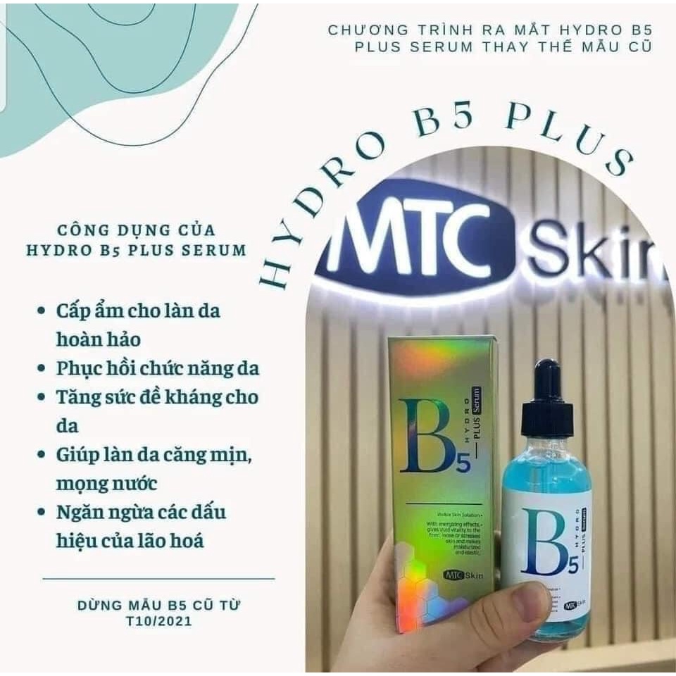 Serum B5 chính hãng MTC phục hồi da siêu đỉnh