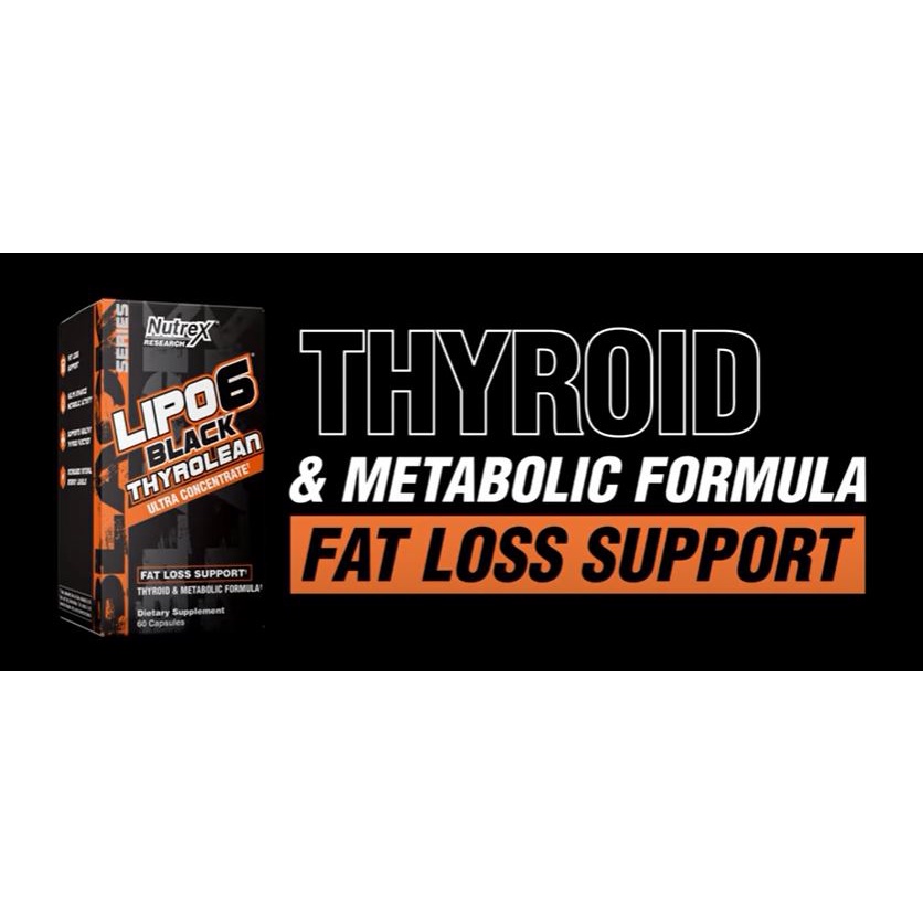 Viên Uống Nutrex Lipo 6 Black Thyrolean Hỗ Trợ Chức Năng Tuyến Giáp Giúp Giảm Cân Giảm Mỡ Hiệu Quả  - Từ Mỹ