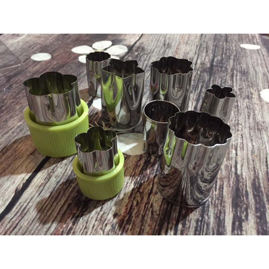 Bộ dụng cụ cắt tỉa rau củ quả inox( 8 MÓN loại mới)