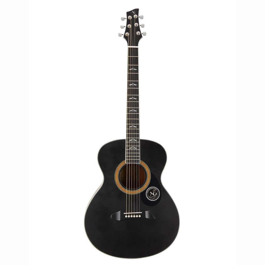 Đàn Guitar Acoustic NG , GT-300BK  - Dáng OM - Tặng Kèm Bao Đàn Chính Hãng , Capo ,Pick