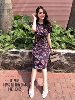 Đầm hoa dáng dài ( Xả Hàng)