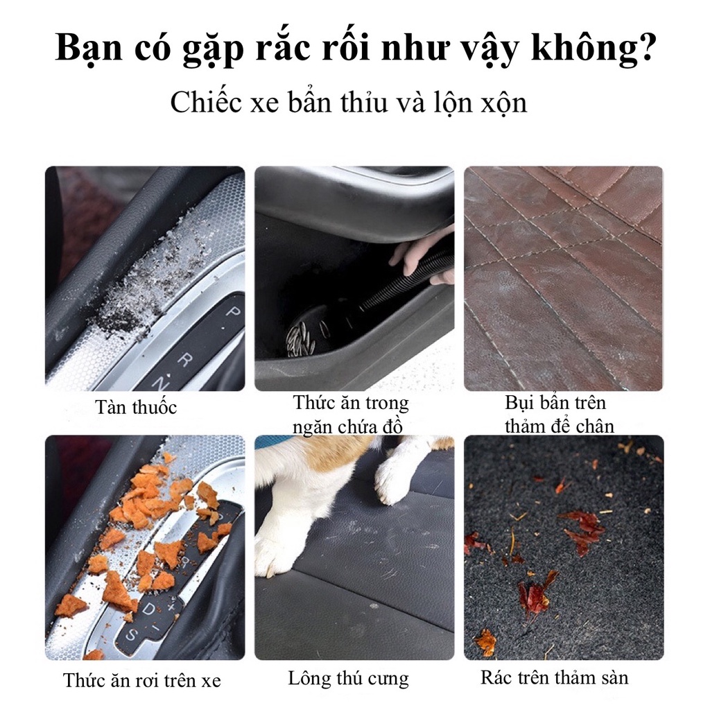 Máy hút bụi nệm Aikesi - 4 đầu hút thông minh hút sạch bụi bám lâu ngày, lông thú cưng, hiệu suất cao, nhanh -  BH 1 Năm