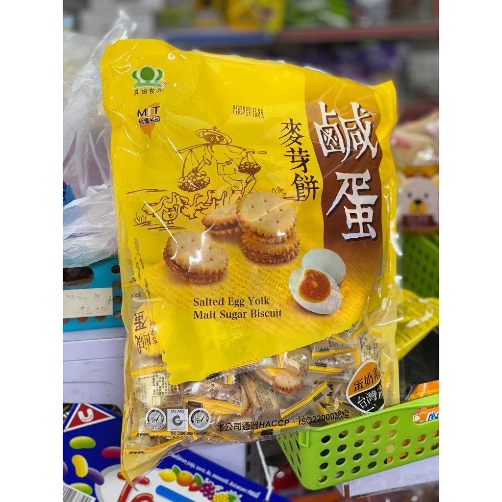 Bánh quy trứng muối Đài Loan 119k/ gói 500g