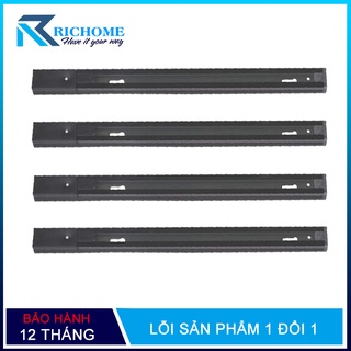 Bộ 4 thanh ray đèn rọi 1 mét màu đen