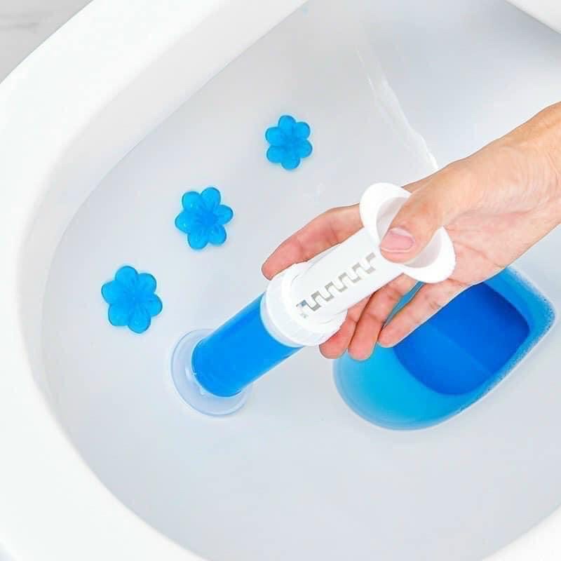 Gel Khử Mùi Bồn Cầu Diệt Khuẩn Toilet, Gel Thơm Nhà Tắm Dạng Thạch Hình Bông Hoa