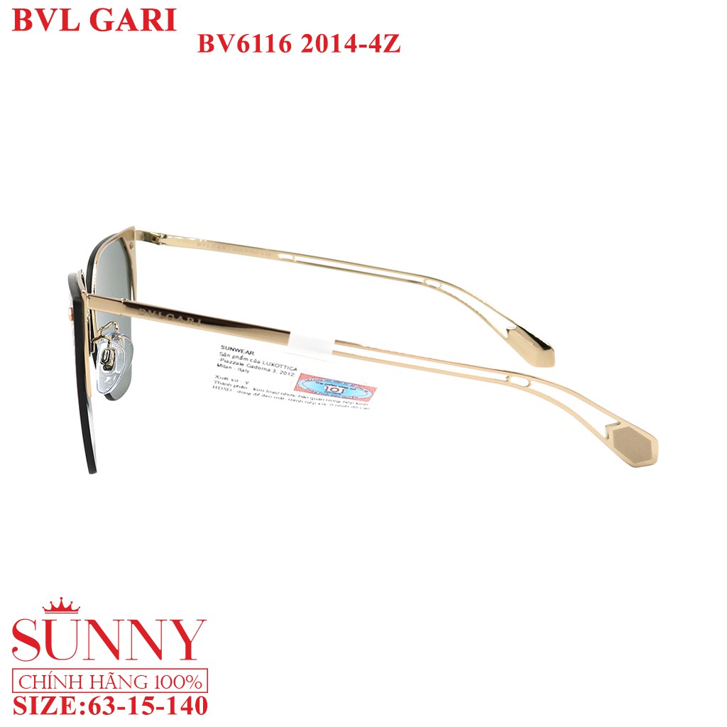 BV6116 - kính mát BVL Gari chính hãng, bảo hành toàn quốc