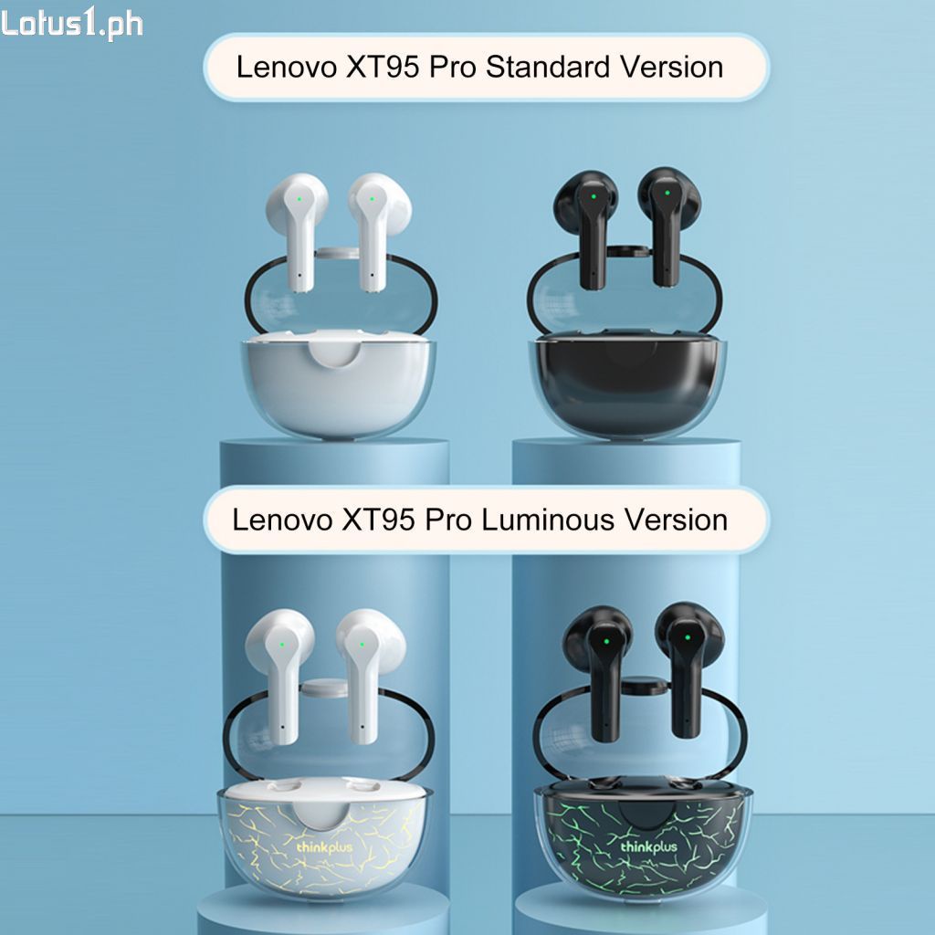 Lenovo XT95 Pro Tai Nghe Bluetooth 9D Âm Thanh HiFi Thể Thao TWS Không Dây Không Thấm Nước Tai Nghe Không Dây với Mic 【lotus.fr】