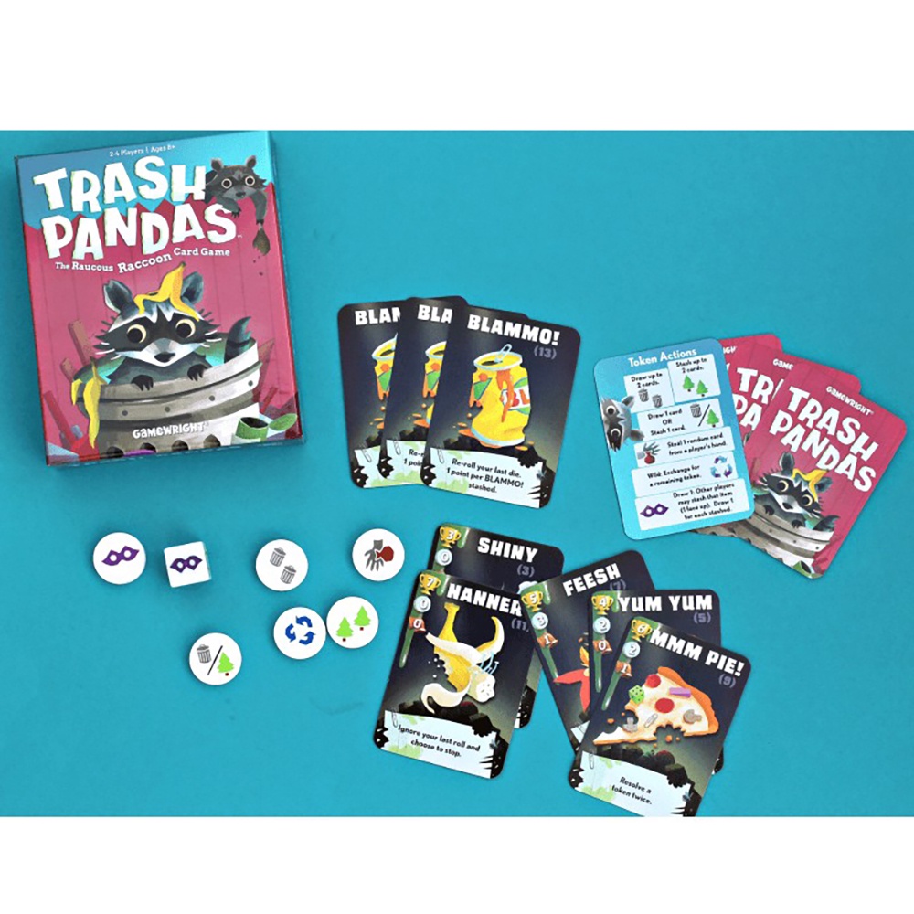 Thẻ Bài Boardgame Trash Pandas Độc Đáo Vui Nhộn BG34