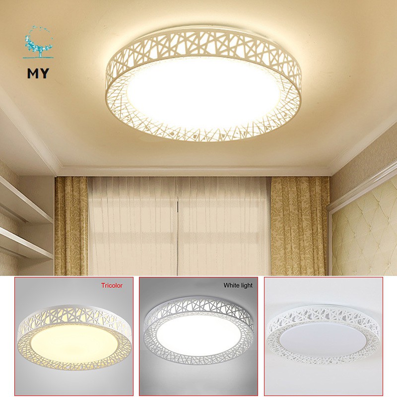 Đèn trần bóng LED chiếu ánh sáng trang trí phòng ngủ
