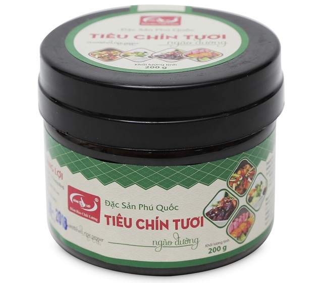 3 hũ tiêu chín tươi ngào đường Sáng Lợi 200g