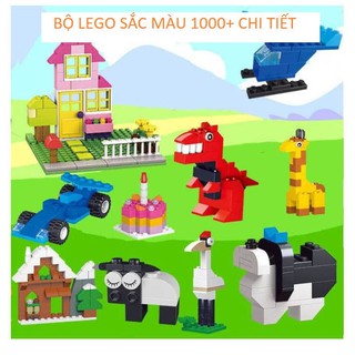 Bộ xếp hình 1000 mảnh ghép cho bé thỏa sức sáng tạo, lego lele brother mẫu mới