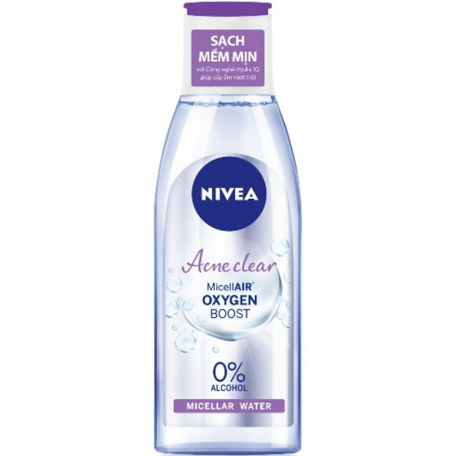 Nước tẩy trang Nivea cho da mụn Acne Care Makeup Clear Micellar Water 200ml