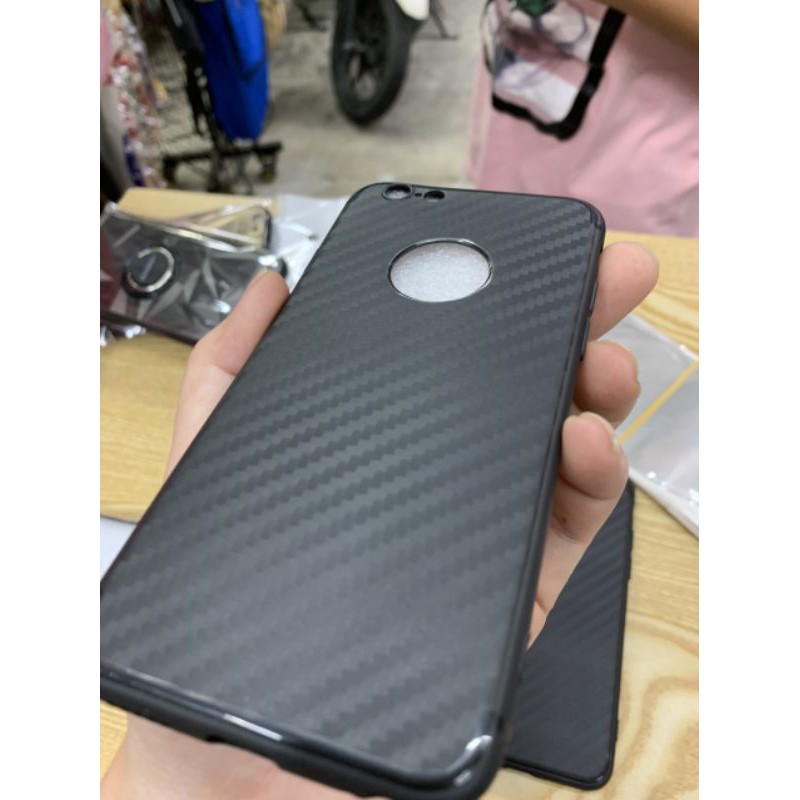 Ốp IPhone 6/6S dẻo carbon