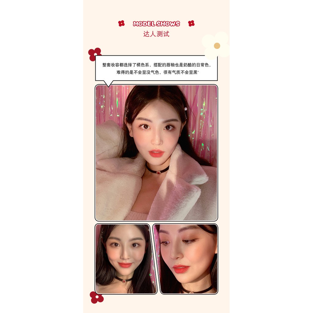 [Hàng mới về] Son Kem Lì Kiss Beauty Lâu Trôi Chống Thấm Nước 4 Màu Tùy Chọn Thời Trang