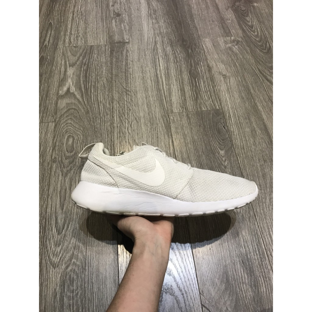 sale [ Sales 11-11] [Hàng Auth] Giày nike nike Roshe Run  2hand trắng 42.5 27cm . HOT . 11.11 * * * ' :