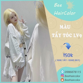 Thuốc Tẩy Tóc lv9-10 [ 2 set tẩy dành cho tóc dài ]