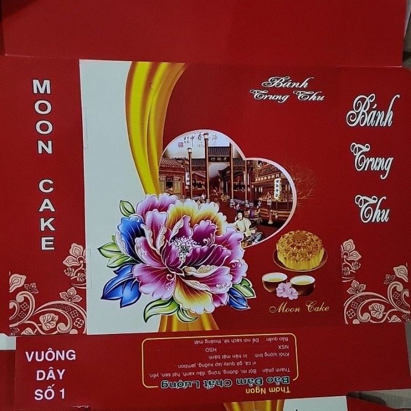 50-100 cái hộp bánh trung thu ⚡ HÀNG CAO CẤP ⚡ hộp đựng bánh chuyên dụng bìa dày cứng cáp