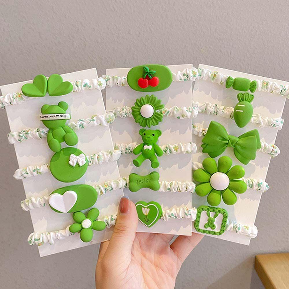 Dây Cột Tóc Co Giãn Hình Nơ Mặt Cười Phong Cách Hàn Quốc Cho Nữ BERNARDO