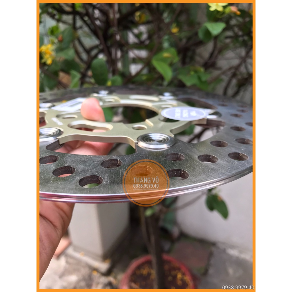 Đĩa Brembo, Đĩa Brembo 220mm khoen Inox 304 đồ chơi phụ kiện đĩa phanh Sirius Wave Dream Future Exciter 135