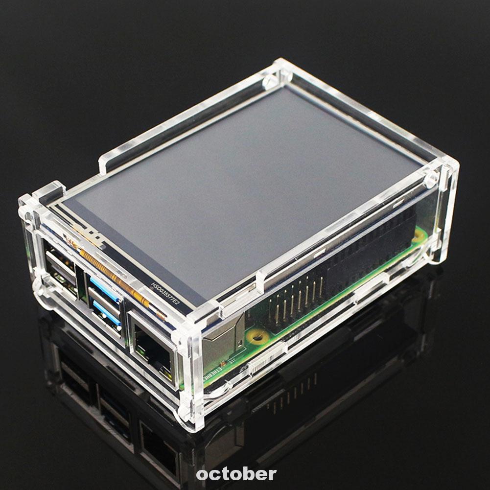 Màn Hình Lcd Cảm Ứng 3.5 Inch Kèm Vỏ Bảo Vệ Cho Raspberry Pi 4b | BigBuy360 - bigbuy360.vn