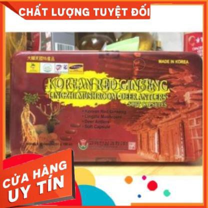 Đạm Tổng Hợp Hồng Sâm Nhung Linh Chi, Hộp 60 viên