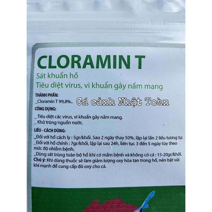 CLORAMIN T SÁT KHUẨN HỔ CÁ 50G ACPHARNO