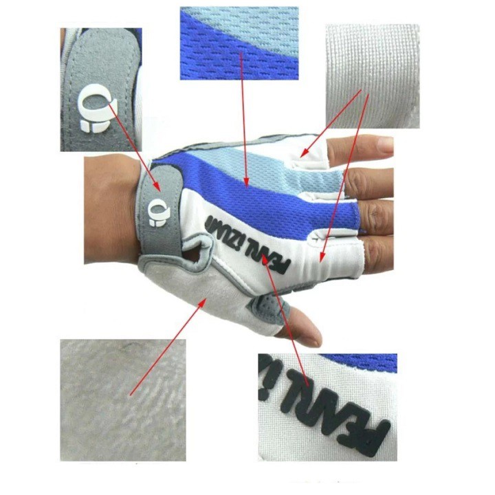 Găng tay xe đạp Peanl Izume - Găng tay thể thao - Găng tay thời trang
