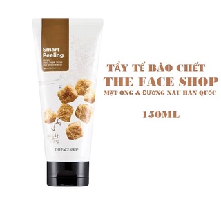 Tẩy Tế Bào Chết The FaceShop Từ Mật Ong&Đường Nâu Smart Peeling Honey Black Sugar Scrub 150ml