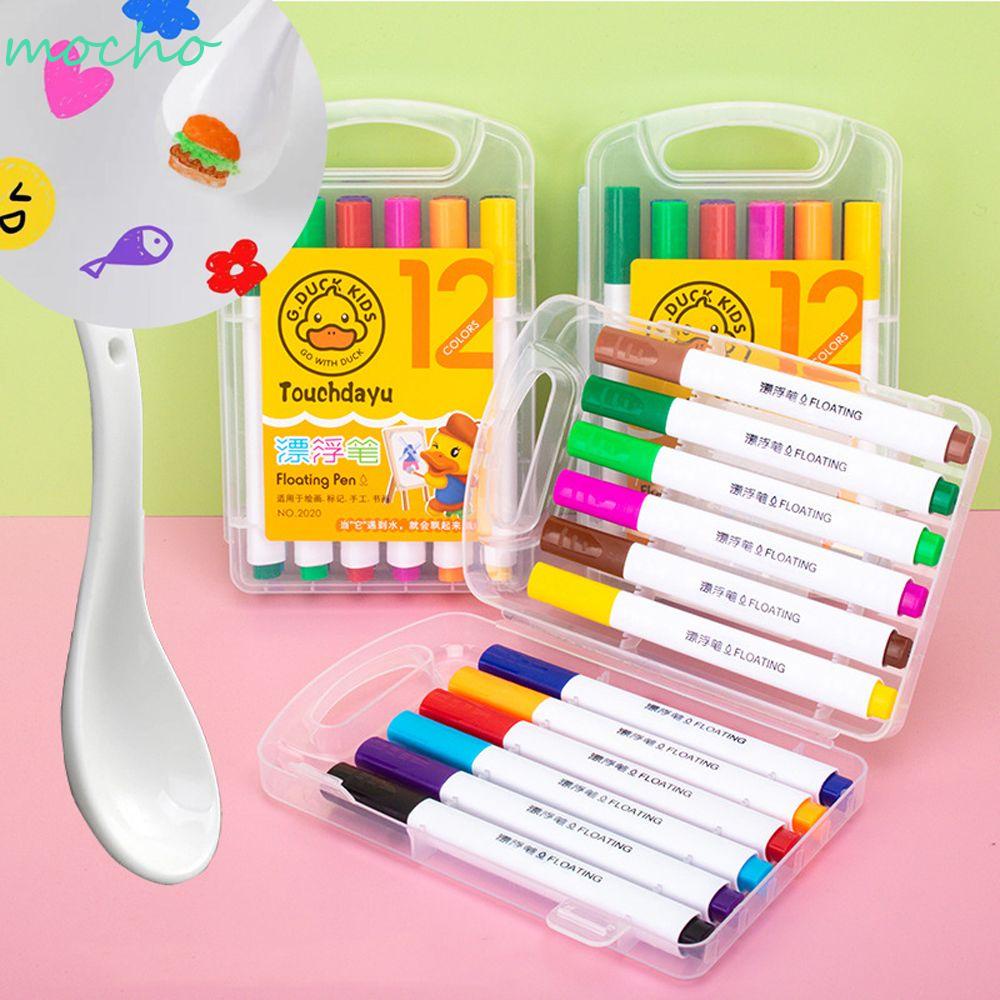Bộ 4/8/12 Bút Màu Nước Vẽ Tranh Vui Nhộn Cho Bé