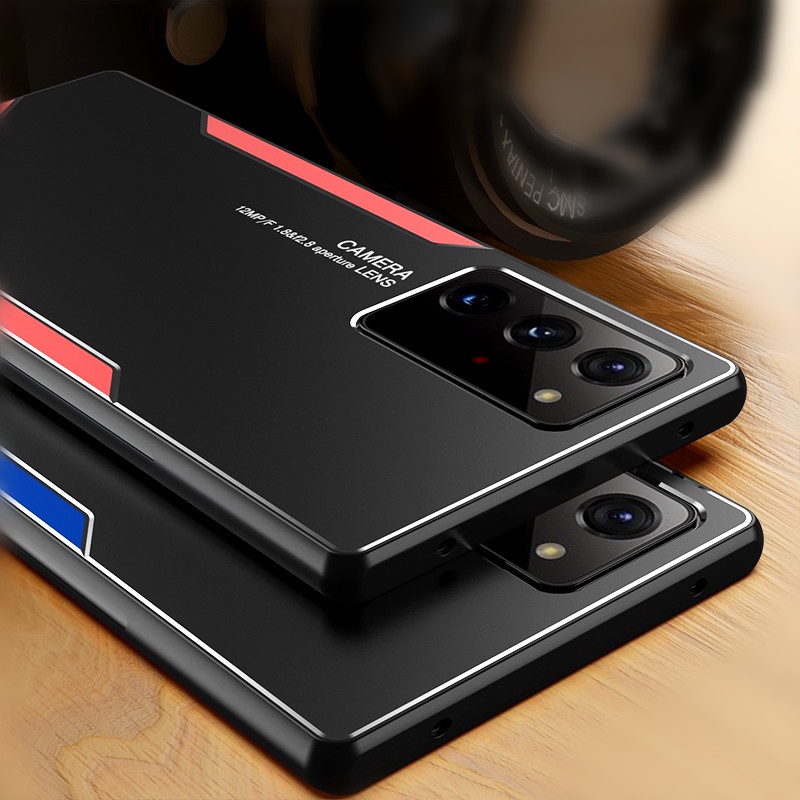 Ốp điện thoại viền nhôm mềm chống sốc cho Samsung Galaxy Note 20 Ultra 5G Galaxy Note 8 9 10/Note 10+ 5G