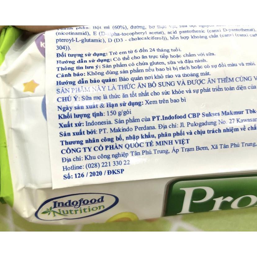 Bánh quy ăn dặm Promina Marie Susu vị sữa 150g bổ sung năng lượng cho bé từ 6M+