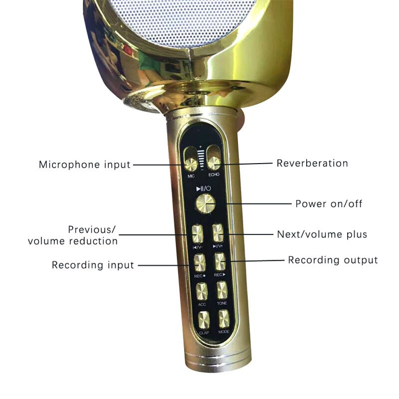 Mic Karaoke YSD YS 90 - Chính hãng, Thế hệ mới nghe lớn, trầm ấm, không rè tiếng khi mở max, bảo hành 12 tháng