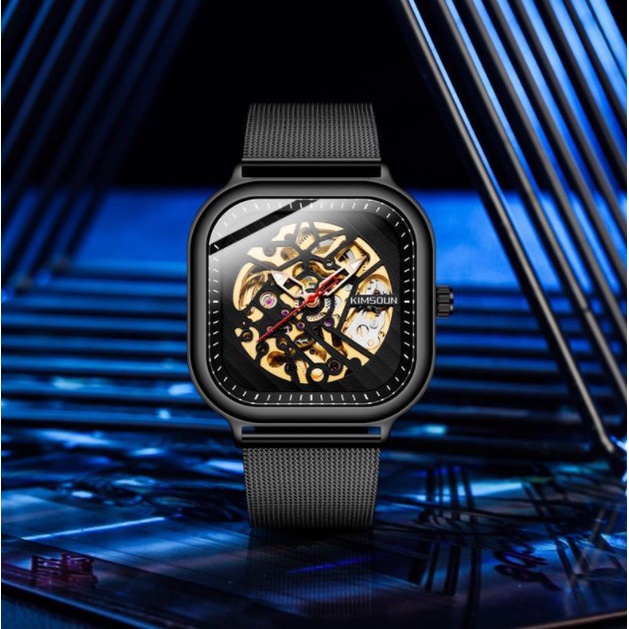 Đồng hồ cơ nam chính hãng tự động automatic cao cấp lộ máy sang trọng KIMSDUN K-2161A
