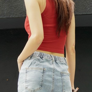 Áo kiểu dệt kim Méo shop dáng ba lỗ croptop Yula