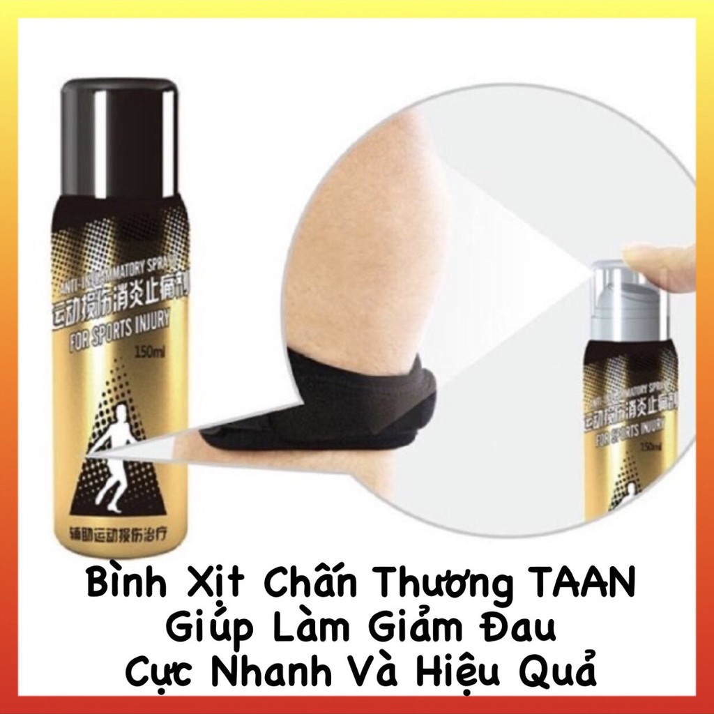 Bình xịt lạnh giảm đau TAAN trong thể thao