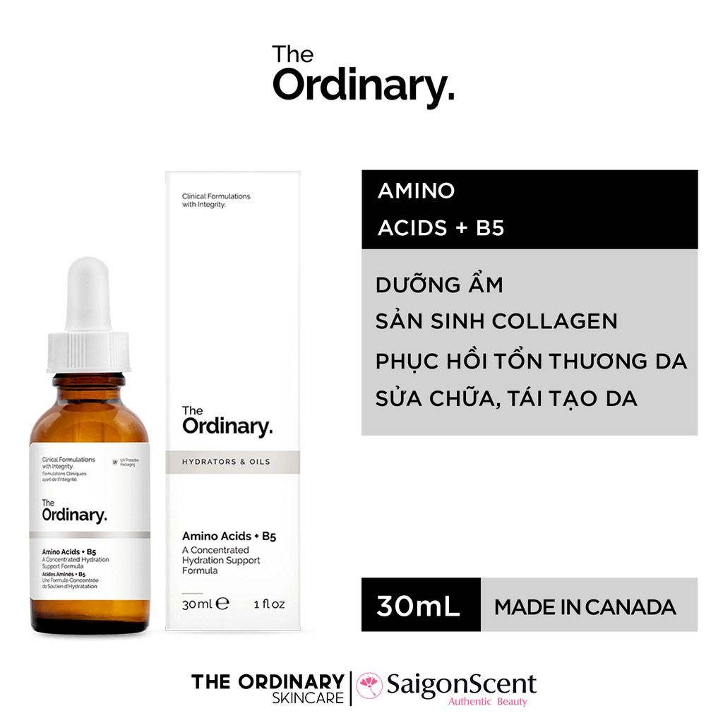 Tinh chất phục hồi The Ordinary Amino Acids + B5 ( 30mL )