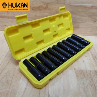 Bộ đầu khẩu hukan 10 cái loại 1/2 dài 78mm hàng chính hãng
