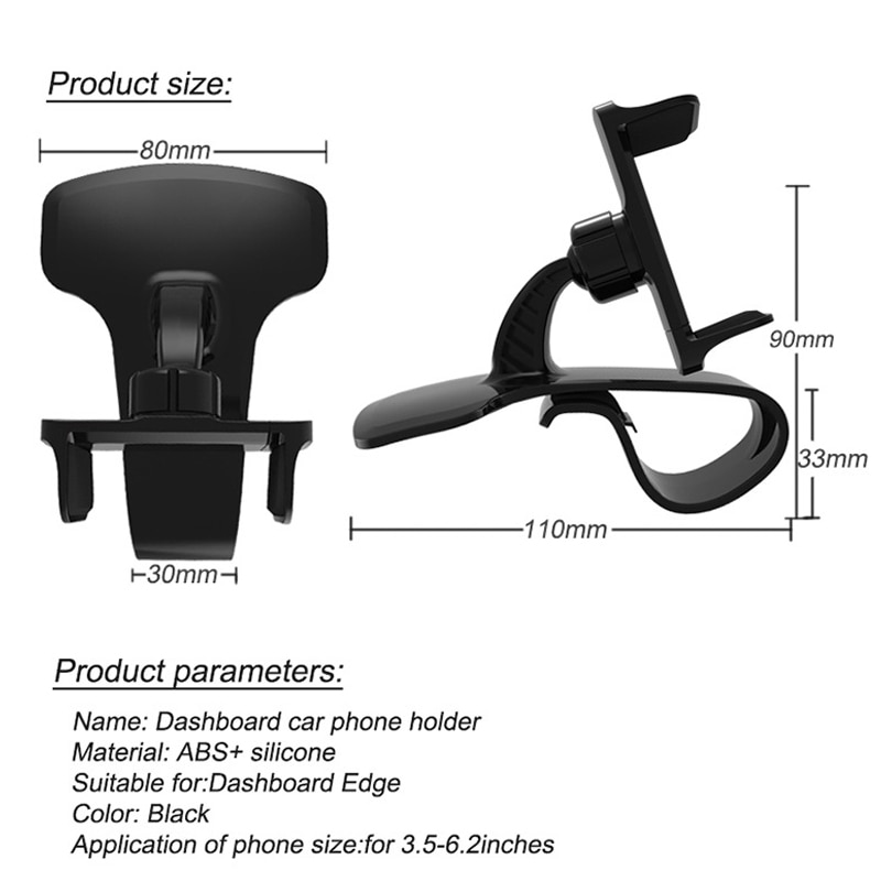 Giá đỡ điện thoại SEAMETAL cố định trên xe ô tô