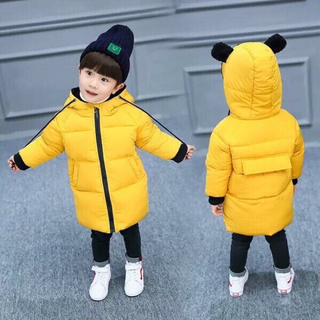 Áo phao tai gấu cho bé trai/gai