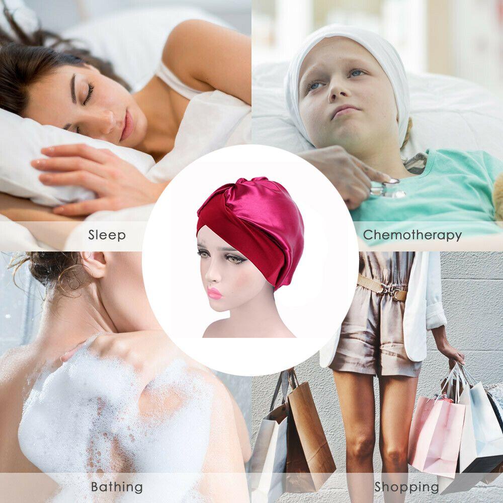 Mũ Trùm Đầu Vải Satin Thời Trang Mùa Xuân Cho Nữ