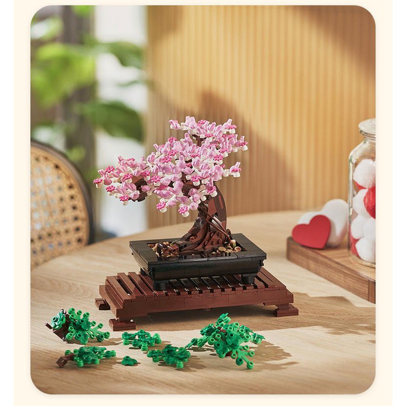 Lắp ráp mô hình botanical collection Creator Bonsai Tree 11651 Cây Bonsai