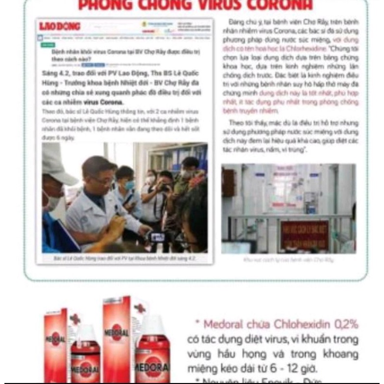 Nước súc miệng Medoral 125ml - 250ml