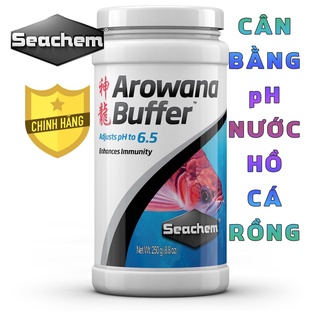 Chất đệm Seachem - Arowana Buffer giúp ổn định pH 6.5 cho hồ cá Rồng - Hộp 250 gram