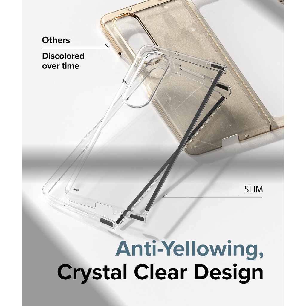 Ốp lưng Likgus chống sốc trong suốt cho Samsung Galaxy Z Fold 3 / Z Fold 4 Fold 5  - Hàng nhập khẩu