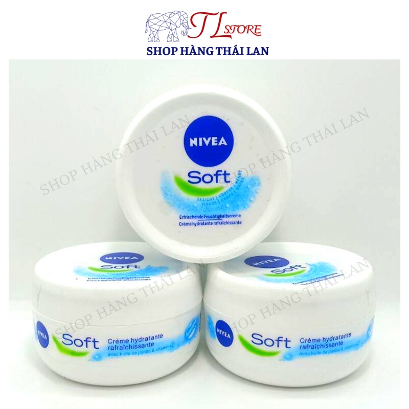 Kem Dưỡng Ẩm NIVEA Soft Crème Kem Dưỡng Mềm Da Đức Hũ 200ml