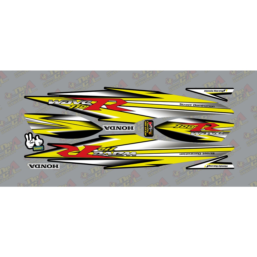 Tem rời Wave a 50 - 100 cc Đời 2006-2016 Mẫu wave R 901483