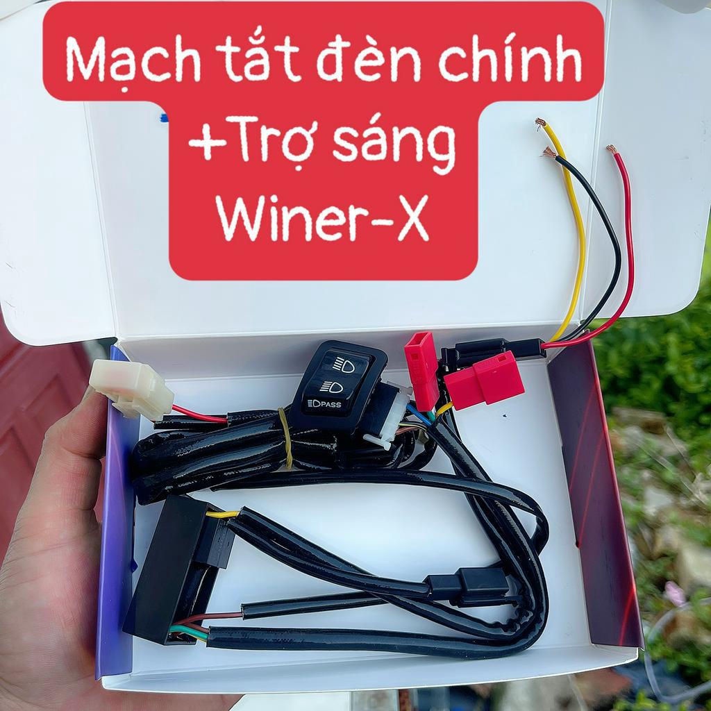 Mạch bật tắt đèn và trợ sáng bi mini dành riêng cho xe Winner X