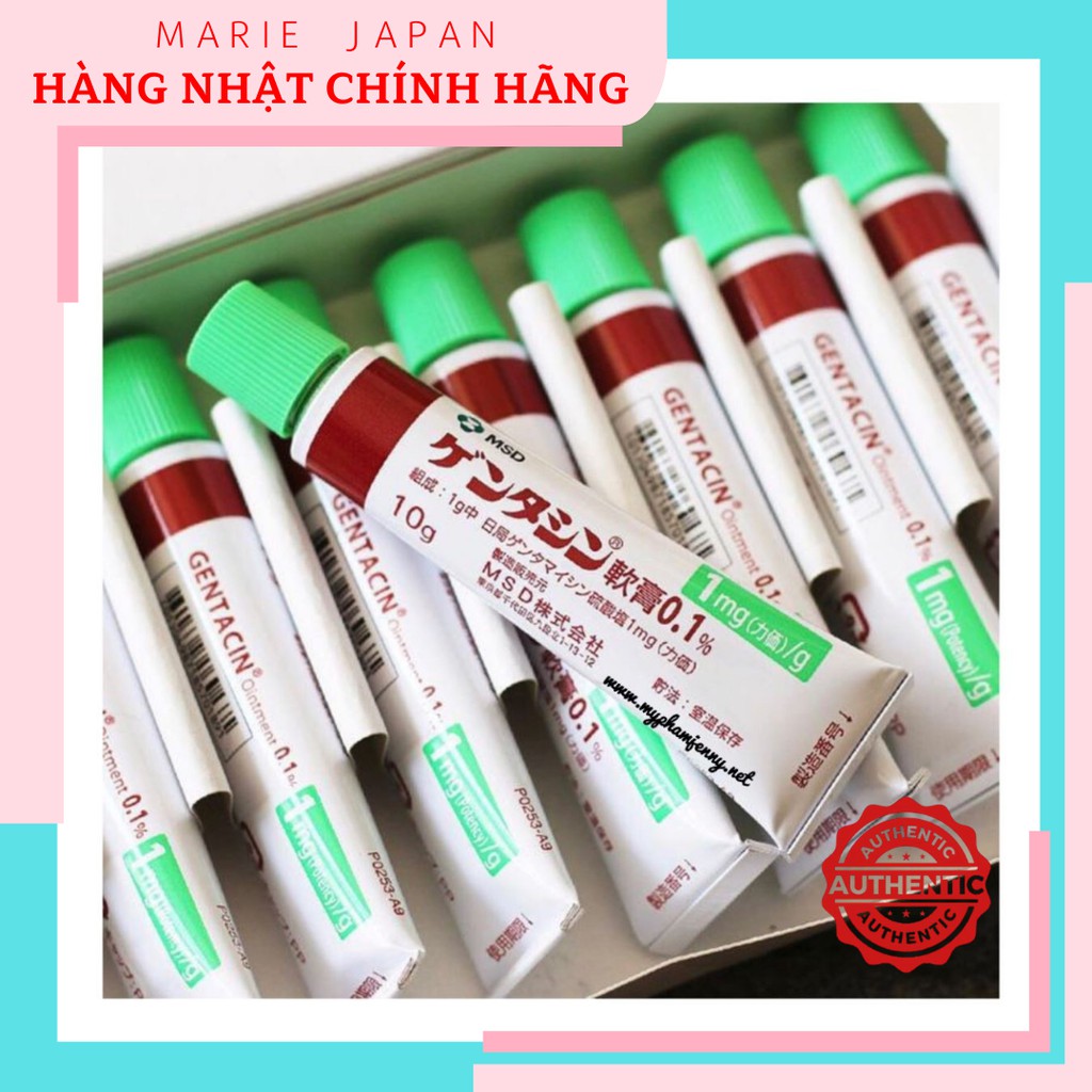 [Mã 2611TIEUDUNG100K giảm 8% đơn 500K] Kem Sẹo Gentacin Nhật Bản Tuýp 10g | BigBuy360 - bigbuy360.vn