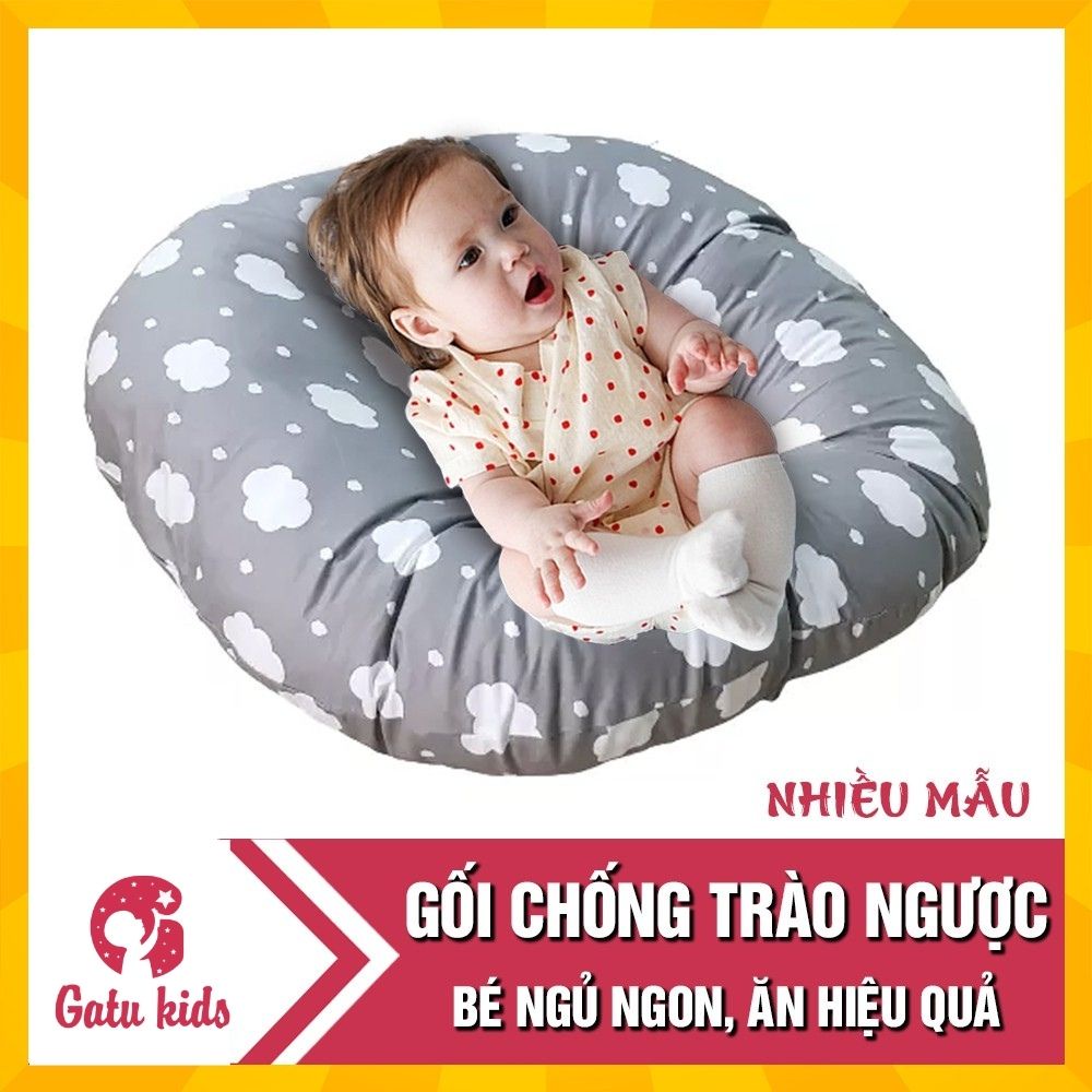 Đệm chống TRÀO NGƯỢC muslin cho bé ngủ ngon, ăn hiệu quả