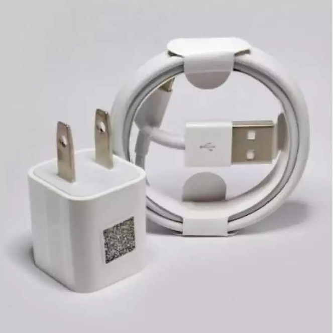 Bộ củ cáp Iphone củ vuông A21 và cáp Foxcom 5IC